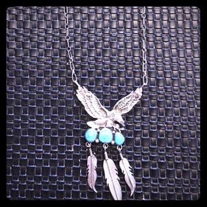 Sterling silver and turquoise necklace